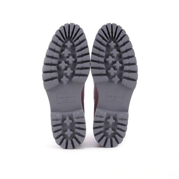 Louis Vuitton Men's Landscape Ankle Boots Monogram Embossed Rubber Neutral, Pink - Picture 4 of 5